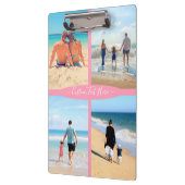 カスタムフォトコラージュファミリーラブパーソナライズされた文字 クリップボード (左)