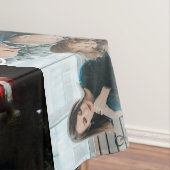 カスタムフォトコラージュファミリー名9家族写真 テーブルクロス (インサイチュ)