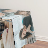 カスタムフォトコラージュファミリー名9家族写真  テーブルクロス (インサイチュ)