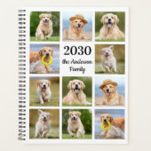 カスタムフォトコラージュモダン独自の年を作成 プランナー手帳 (正面)