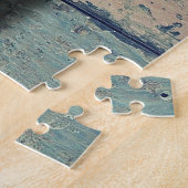 カスタムフォトコラージュヴィンテージ素朴ウッド ジグソーパズル (側面)