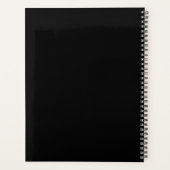 カスタムフォトコラージュ犬の恋人のプランナー プランナー手帳 (裏面)