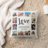 カスタムフォトコラージュ白パーソナライズされた色 クッション (ブランケット)