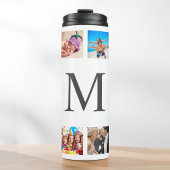 カスタムフォトコラージュ白パーソナライズされた色 タンブラー