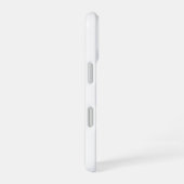 カスタムフォトコラージュ白パーソナライズされた色 iPhone 16ケース (右側面)