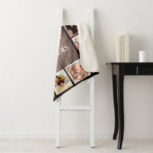 カスタムフォトコラージュ素朴ファームハウスファミリー シェルパブランケット (インサイチュ)