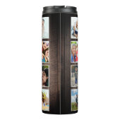 カスタムフォトコラージュ素朴ファームハウスファミリー タンブラー (裏面)