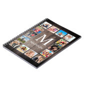 カスタムフォトコラージュ素朴ファームハウスファミリー ノートブック (左側)