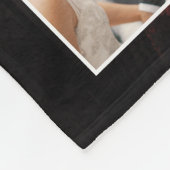 カスタムフォトコラージュ素朴ファームハウスファミリー フリースブランケット (角)