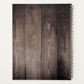 カスタムフォトコラージュ素朴ファームハウスファミリー プランナー手帳 (裏面)