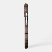 カスタムフォトコラージュ素朴ファームハウスファミリー iPhone 16ケース (左側面)