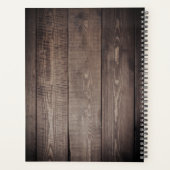 カスタムフォトコラージュ素朴ファームハウスラブファミリー プランナー手帳 (裏面)