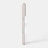 カスタムフォトコラージュ ベージュ iPhone 16ケース (右側面)