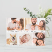 カスタムフォトコラージュHappy Father's day シーズンカード (スタンド正面)
