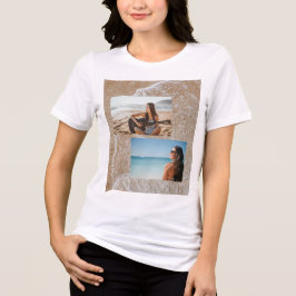 カスタムフォトコラージュTシャツ | ビーチバケーション トライブレンドＴシャツ