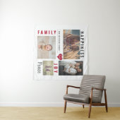 カスタムフォトコラージラブジョイファミリー タペストリー (インサイチュ(横))