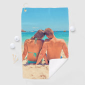 カスタムフォトゴルフタオル自分のデザイン ゴルフタオル (インサイチュ)