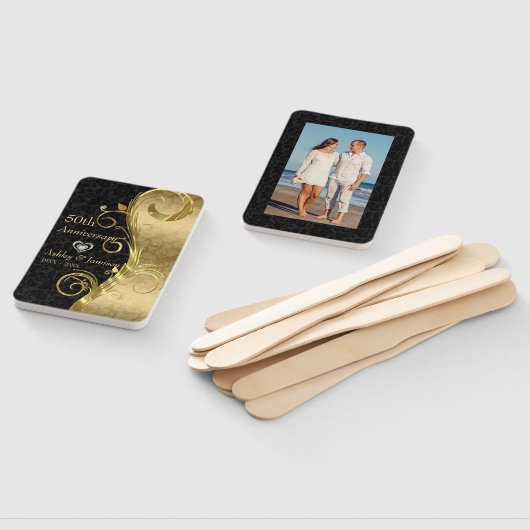 カスタムフォトゴールデンダマスク ハンドファン (組立なし)