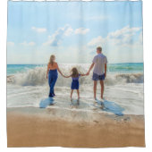 カスタムフォトシャワーカーテン写真デザイン シャワーカーテン (正面)