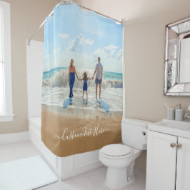 カスタムフォトシャワーカーテン(文字名) シャワーカーテン
