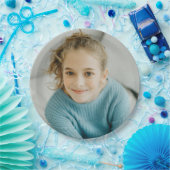 カスタムフォトシンプル顔 ペーパープレート (パーティー)