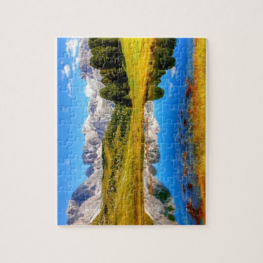 カスタムフォトジパーソナライズされたグソーパズル ジグソーパズル (縦)