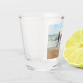 カスタムフォトスお気に入りのトガラスと文字 ショットグラス (左)