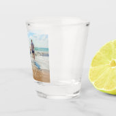 カスタムフォトスお気に入りのトガラスと文字 ショットグラス (右)