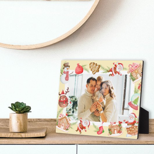 カスタムフォトスイートサンタギンガーブレッドハウス フォトプラーク