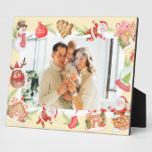 カスタムフォトスイートサンタギンガーブレッドハウス フォトプラーク (側面)