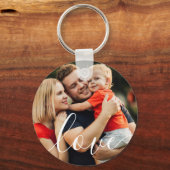 カスタムフォトスエレガントクリプト愛 キーホルダー (裏面)