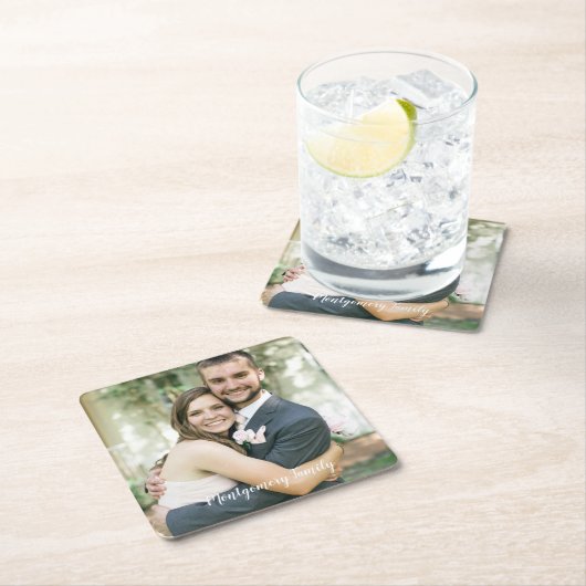 カスタムフォトスクエア紙コースター スクエアペーパーコースター (インサイチュ)