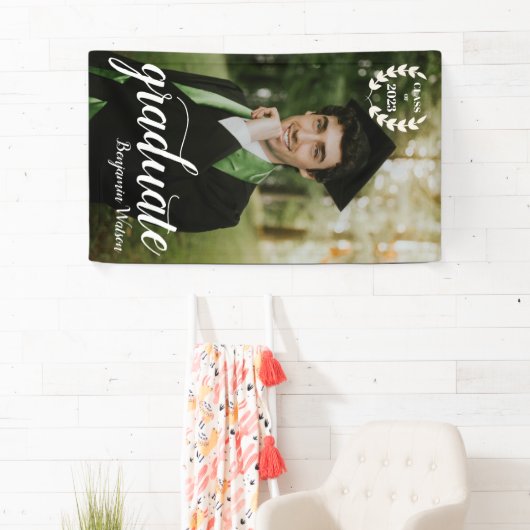 カスタムフォトスクリプト大学院 横断幕 (インサイチュ)