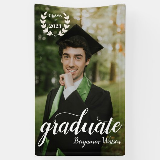 カスタムフォトスクリプト大学院 横断幕 (縦)