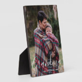 カスタムフォトスクリプト祖母 フォトプラーク (側面)