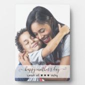 カスタムフォトスクリプトHappy Mothers Day フォトプラーク (正面)