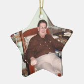 カスタムフォトスターズインザスカイ記憶オーナメント セラミックオーナメント (左)