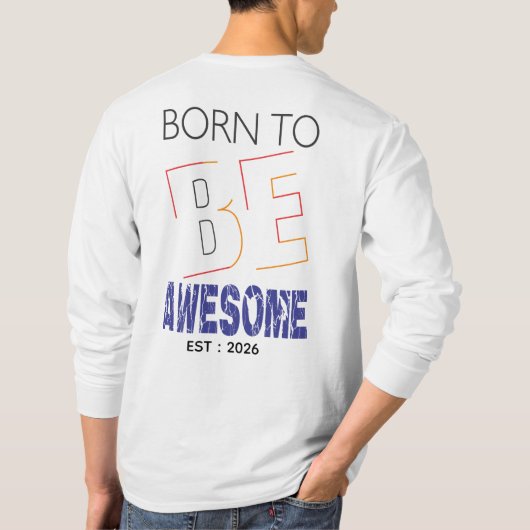 カスタムフォトストリートウェア Tシャツ (裏面)