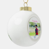 カスタムフォトスポーツオーナメント セラミックボールオーナメント (左)