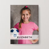 カスタムフォトスポーツボタン 缶バッジ (正面)