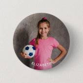 カスタムフォトスポーツボタン 缶バッジ (正面)