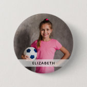 カスタムフォトスポーツボタン 缶バッジ (正面)