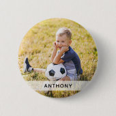 カスタムフォトスポーツボタン 缶バッジ (正面)