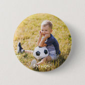 カスタムフォトスポーツボタン 缶バッジ (正面)