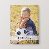 カスタムフォトスポーツボタン 缶バッジ (正面)