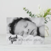 カスタムフォトス男女兼用クリプトサンキューカード 案内状 (スタンド正面)