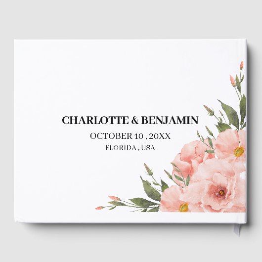 カスタムフォトズ結婚ゲストブック ゲストブック (裏面)