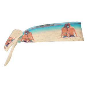 カスタムフォトタイヘッドバンパーソナライズされたド タイヘッドバンド