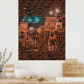 カスタムフォトタイポグラフィユナイト!ポスター ポスター (キッチン)