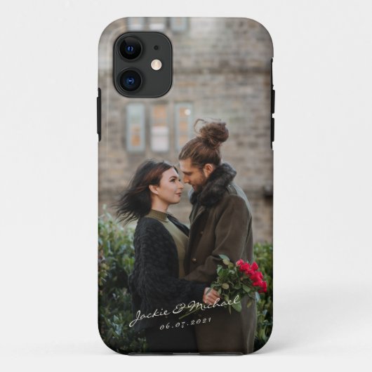 カスタムフォトタイポグラフィーiPhone/iPadケース Case-Mate iPhoneケース (裏面)